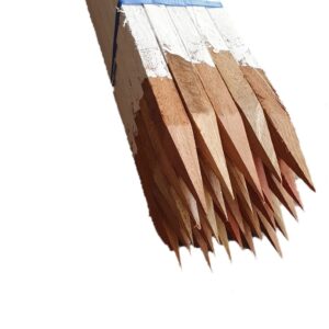 25 mm x 25 mm Painted Hardwood Stakes