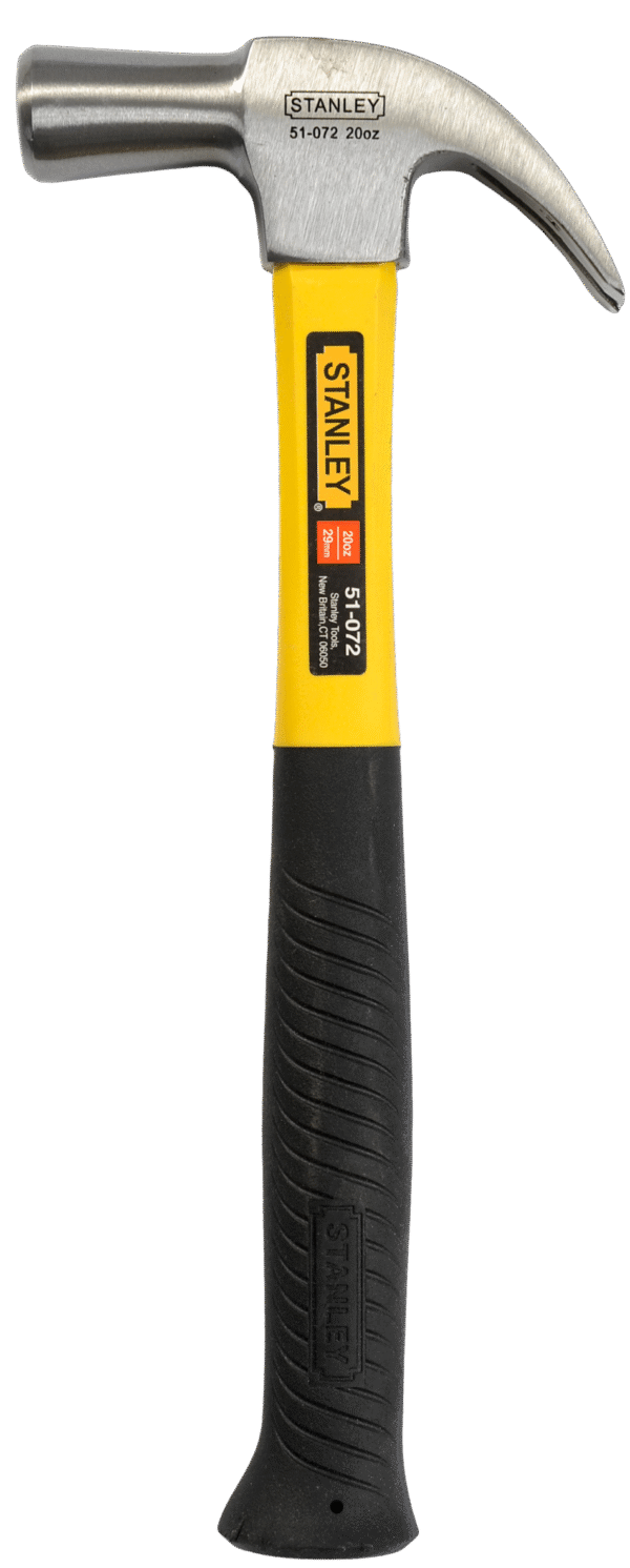 Stanley Fibreglass Claw Hammer - 20oz
