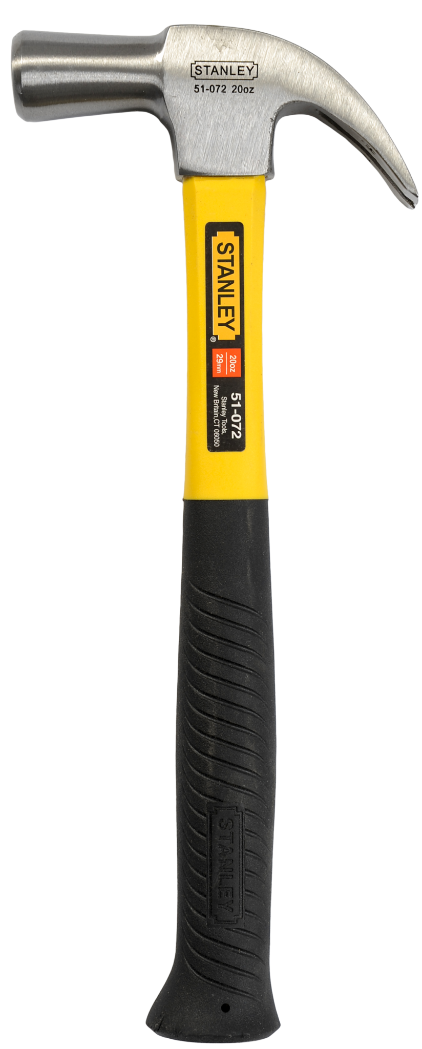 Stanley Fibreglass Claw Hammer - 20oz