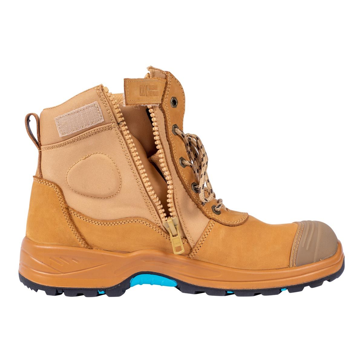 OX Nubuck Zipper Work Boots - Various Sizes - Image 3
