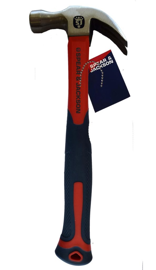 Claw Hammer Fibreglass Handle 24oz/680g