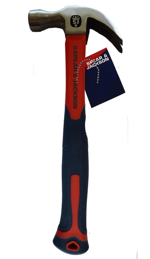 Claw Hammer Fibreglass Handle 24oz/680g